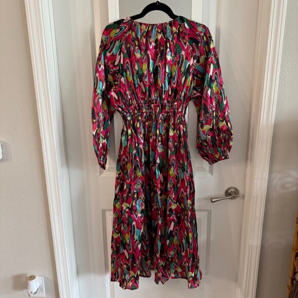 Crosby by Mollie Burch Holland Dress Size Medium Color Pink - Picture 5 of 7